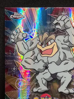 Machamp Spectra-Chrome 2000 Topps Chrome Pokemon TV NM - Image 5