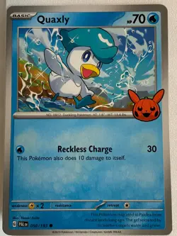 Pokemon - Quaxly 50/193 Trick Or Trade Regular Common 2024 NM - Image 1