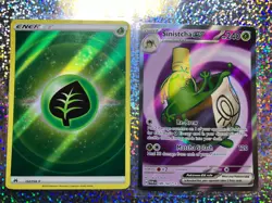 Pokemon TCG Twilight Masquerade Ultra Rare Full Art 189/167 Sinistcha ex - Image 1