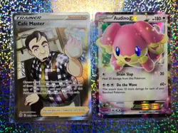 2016 Pokemon TCG XY Fates Collide Rare Holo EX 84/124 Audino EX - Image 1