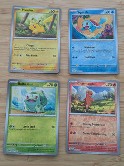 Pokemon Costco 151 Tin Foil Promo Set Pikachu Squirtle Charmander Bulbasaur - Image 2
