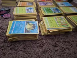 Pokemon Cards Lot Bulk Around 1,300 + Coins - Image 2