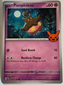 Pokemon - Pumpkaboo 77/182 Trick Or Trade Regular Common 2024 NM - Image 1