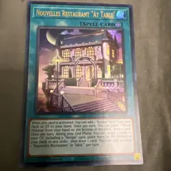 Yugioh Nouvelles Restaurant "At Table" WISU-EN035 Ultra Rare 1st Ed NM - Image 1