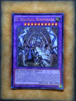 Yugioh El Shaddoll Shekhinaga NECH-EN049 Secret Rare 1st Ed NM - Image 1