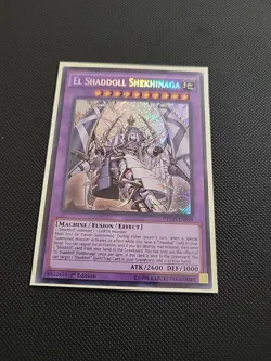 Yugioh El Shaddoll Shekhinaga NECH-EN049 Secret Rare 1st Ed NM - Image 1