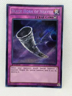 Yugioh! Black Horn of Heaven - LCJW-EN297 - Ultra Rare - 1st Edition - NM - Image 1