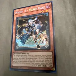 Yugioh Maliss P March Hare ALIN-EN023 1st Edition Secret Rare NM - Image 1