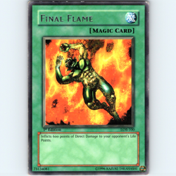 Yugioh Final Flame LOB-E080 1st Edition Silver Foil Rare - MP 💎 - Image 1