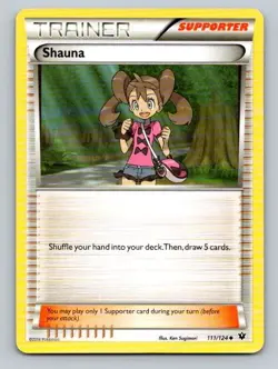 2016 Pokemon Card XY Fates Collide Shauna 111/124 - Image 1