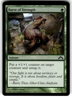 FOIL MTG NM Burst of Strength Gatecrash Regular - Image 1