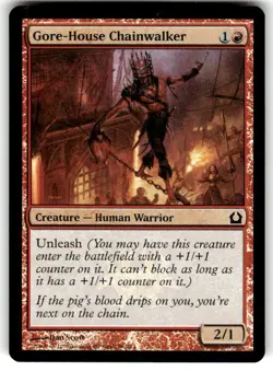 FOIL MTG NM Gore-House Chainwalker Return to Ravnica Regular - Image 1