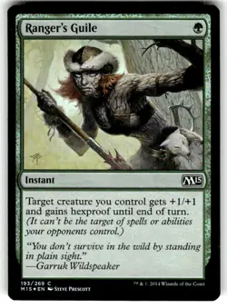 FOIL MTG NM Ranger's Guile Core Set 2015 (M15) Regular - Image 1