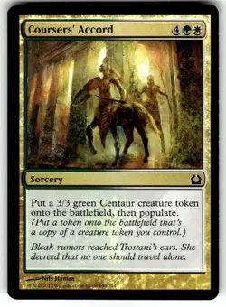 FOIL MTG NM Coursers' Accord Return to Ravnica Regular - Image 1