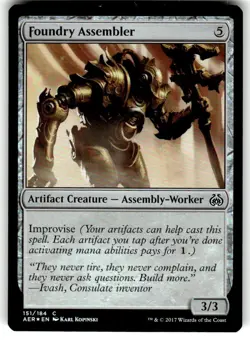 Foil Foundry Assembler Aether Revolt - Magic the Gathering mtg Artifact - Image 1