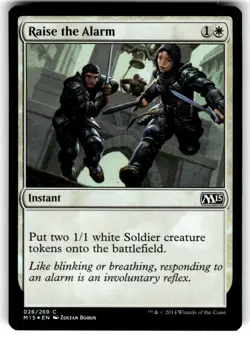 FOIL MTG NMRaise the Alarm Core Set 2015 (M15) Regular - Image 1
