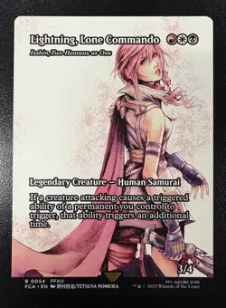 Lightning, Lone Commando - Isshin, Two Heavens as One R 0054 R MTG FF - Image 1