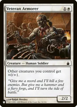 Veteran Armorer x4 4x Mystery Booster 2 NM MTG - Image 1