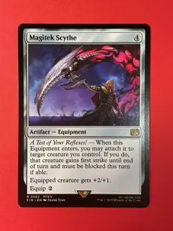 Magitek Scythe #562 - NM - Final Fantasy MTG Magic The Gathering - Image 1