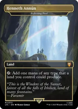 MTG English Henneth Annun - Reflecting Pool NM Foil - Image 1
