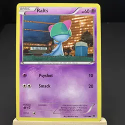 2012 Pokemon Card Next Destinies Ralts 55/99 - Image 1