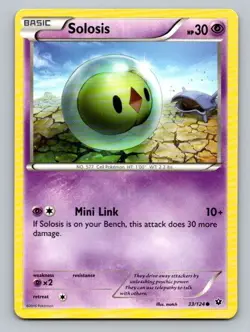 2016 Pokemon Card Fates Collide Solosis 33/124 - Image 1