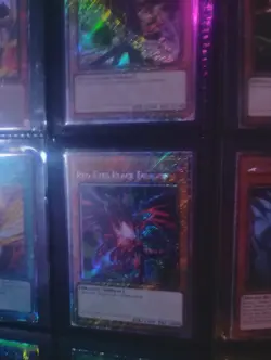 yugioh cards 1st ed red eyes black dragon platinum secret rare missprint - Image 2