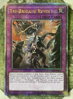 YuGiOh TRI-BRIGADE REVOLT Quarter Century Secret Rare RA01-EN079 - Image 2