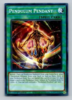 2024 Yugioh Spell Card Pendulum Pendant MP24-EN358 1st Edition Common - Image 1