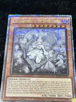 Yugioh Lady Labrynth of the Silver Castle RA04-EN042 Quarter Century Secret Rare - Image 1