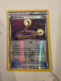 Pokemon Card - Escape Rope - Reverse Holo - UC (120/135) BW Plasma Storm *NM* - Image 1