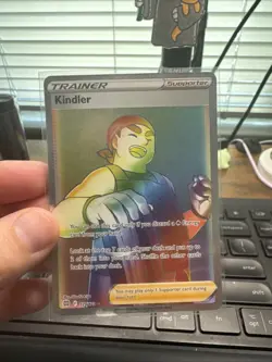 Pokemon Kindler Brilliant Stars Full Art Rainbow Holo Card 179/172 Secret Rare - Image 1