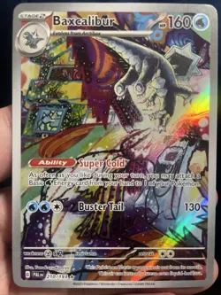 Pokemon TCG Baxcalibur Card 210/193 IR Sv02: Paldea Evolved 2023 - Image 1
