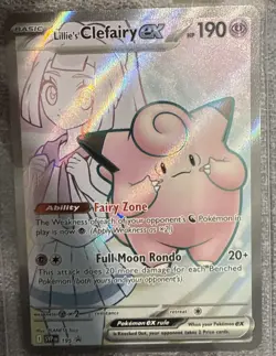 Lillie's Clefairy ex Pearl SVP 195 - Journey Together Pokemon TCG Card Sealed - Image 1