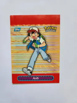 Ash #1 Pokemon 2000 Topps TV Pop-up Pokemon Card - Image 1
