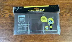 TitanShield (150 Sleeve) Small Japanese Sized Trading Card Sleeves Brown - Image 1