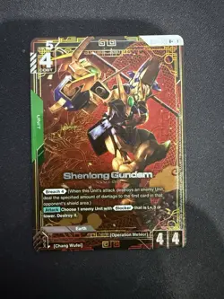 Gundam Card Game Newtype Rising Shenlong Gundam GD01-029 R+ Holo Foil Rare - Image 1