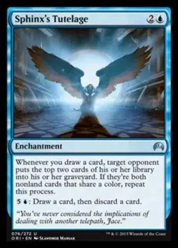 Sphinx's Tutelage NM Magic Origins MTG Magic the Gathering Blue English Card - Image 1