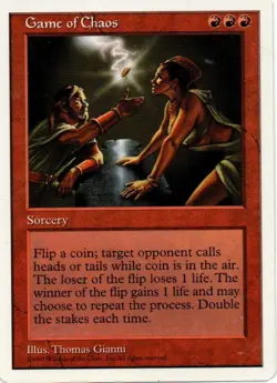 MTG: Fifth Edition: Game of Chaos: Lightly Played Condition - Image 1