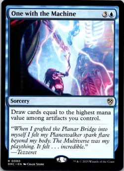 One with the Machine - 80 - Commander: Aetherdrift - Magic MTG - NM - Image 1