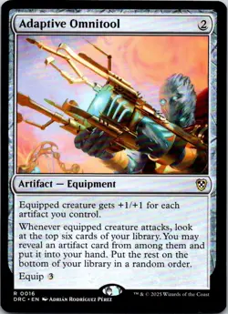 Adaptive Omnitool - 16 - Commander: Aetherdrift - Magic MTG - NM - Artifact - Image 1