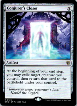 Conjurer's Closet - 126 - Commander: Aetherdrift - Magic MTG - NM- Artifact - Image 1