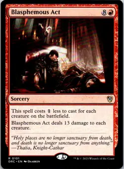 Blasphemous Act - 101 - Commander: Aetherdrift - Magic MTG - NM - Image 1