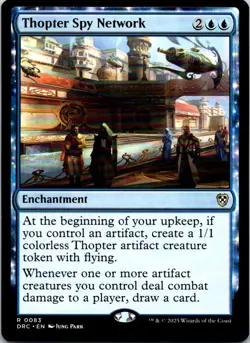 Thopter Spy Network - 83 - Commander: Aetherdrift - Magic MTG - NM - Image 1