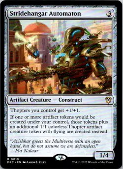 Stridehangar Automaton - 19 - Commander: Aetherdrift - Magic MTG - Near Mint - Image 1