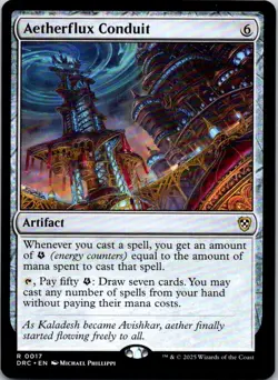 Aetherflux Conduit - 17 - Commander: Aetherdrift - Magic MTG - NM- Artifact - Image 1