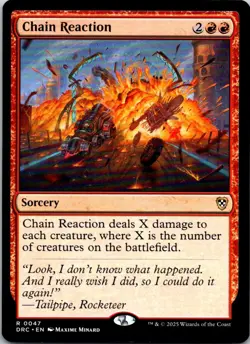 Chain Reaction - 47 - Commander: Aetherdrift - Magic MTG - NM - Image 1