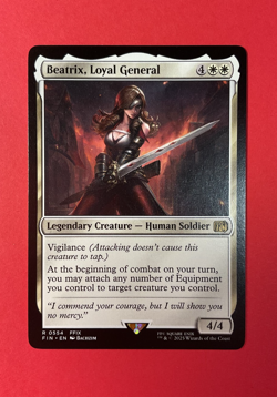 Beatrix, Loyal General - #554 NM - MTG Magic the Gathering Final Fantasy - Image 1