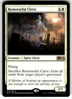 Remorseful Cleric Core Set 2019 Regular MTG - Image 1
