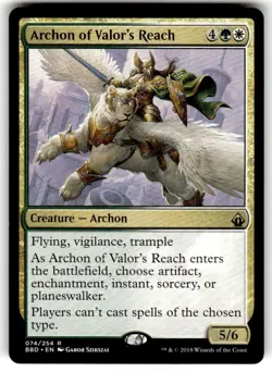 Archon of Valor's Reach Battlebond Regular MTG - Image 1